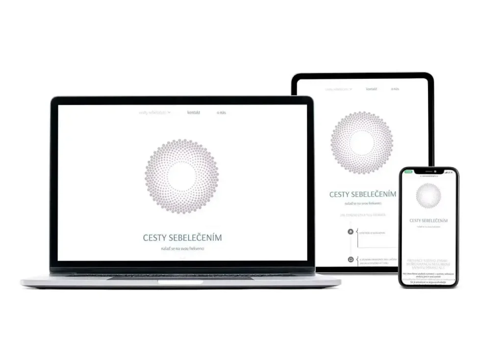 Cesty Sebelečením web vyrobený od Aim studio web